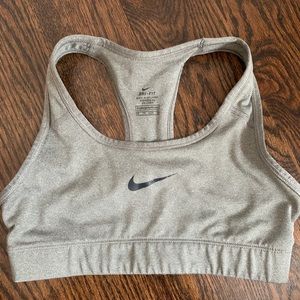 XS Grey Nike Swoosh Sports Bra